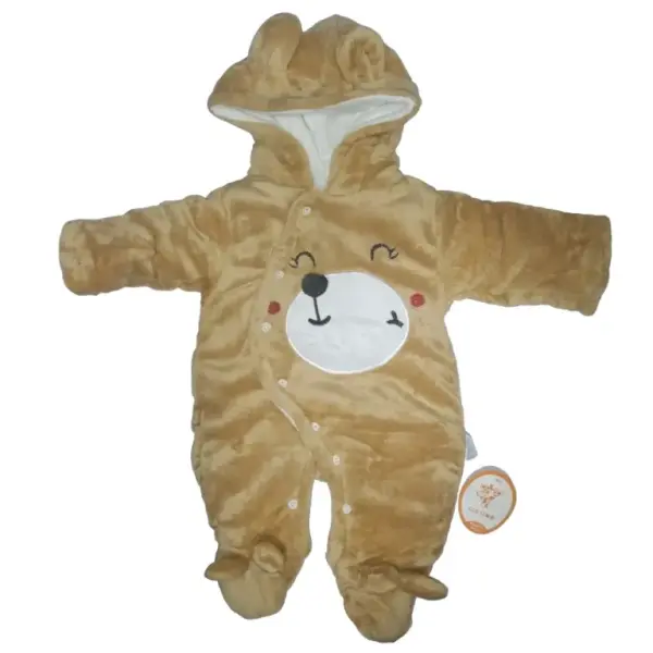 Warm Heavy Baby Rompers (0–6 Months)