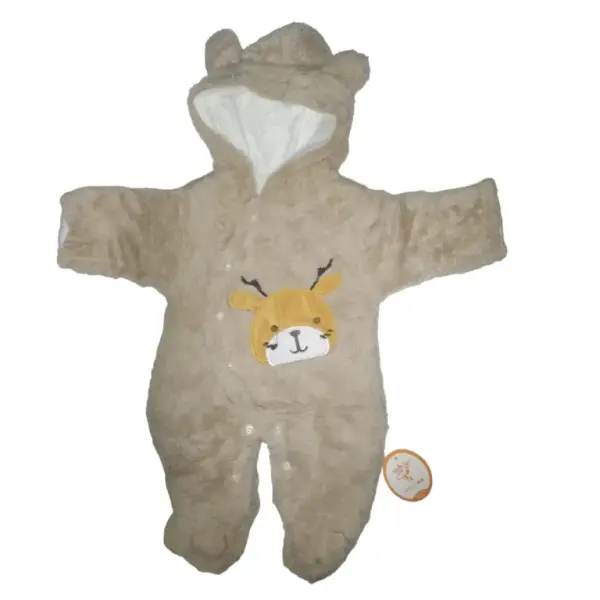 Warm Heavy Baby Rompers (0–6 Months)