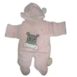 Warm Heavy Baby Rompers (0–6 Months)